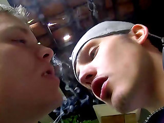 Smoking Micah Andrews loves riding Joey Perelli outdoors