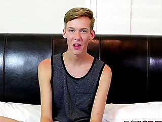 Nasty twink Tyler tells us what he likes doing while fucking