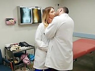 Nurse leaves patient to stick his dick in her